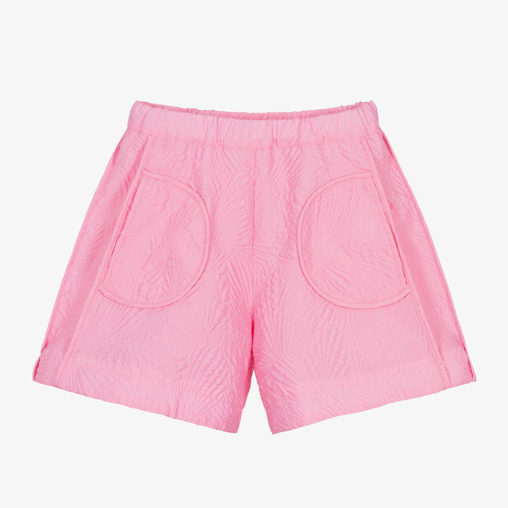 EIRENE - Girls Bright Pink Pocket Shorts | Childrensalon