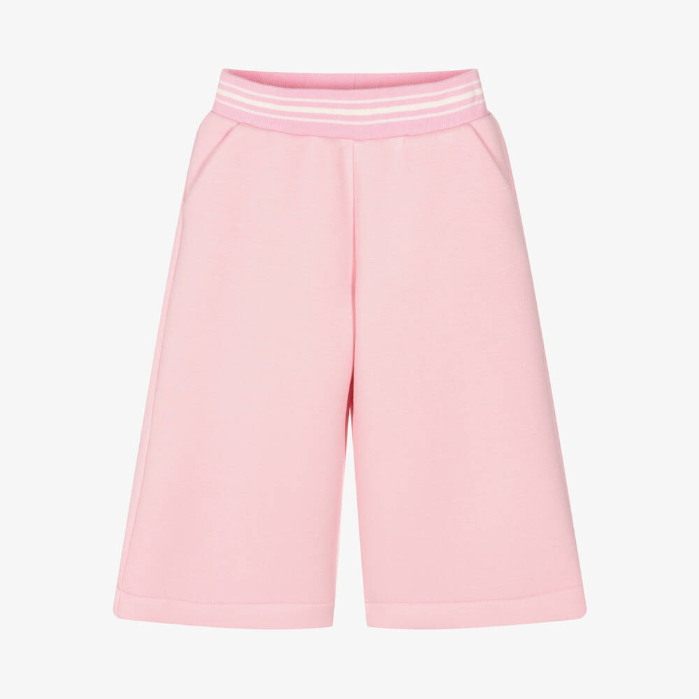 Elie Saab Kids' Girls Pink Neoprene Trousers