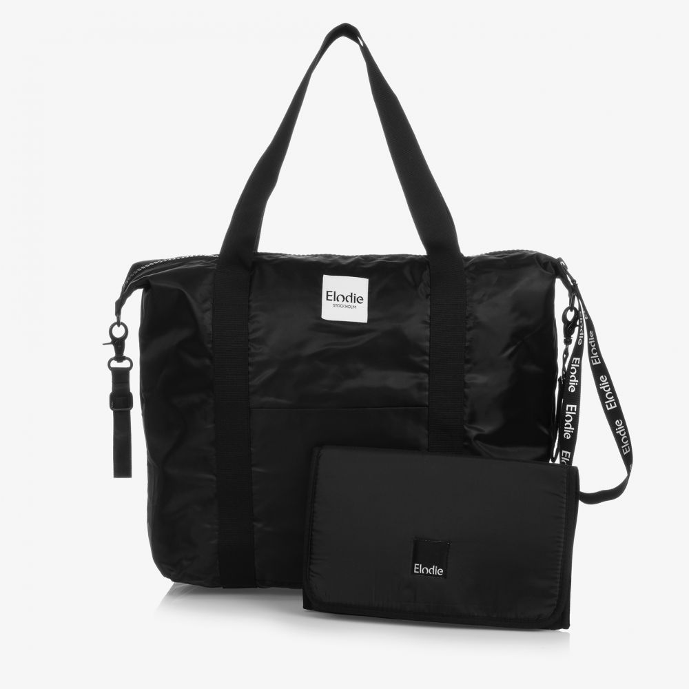 Elodie - Черная пеленальная сумка (40см) | Childrensalon