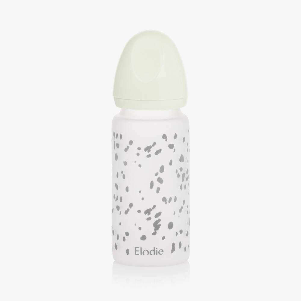 Elodie - Dalmatian Dot Glass Feeding Bottle (20cm) | Childrensalon