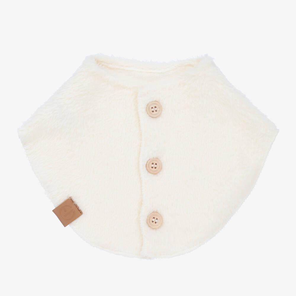Elodie - Ivory Faux Shearling Collar | Childrensalon