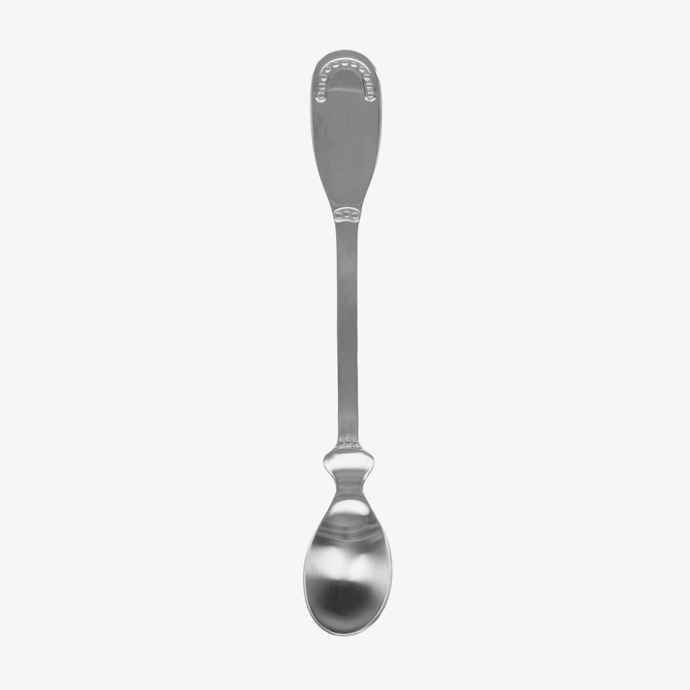 Elodie - Silver Metal Feeding Spoon | Childrensalon