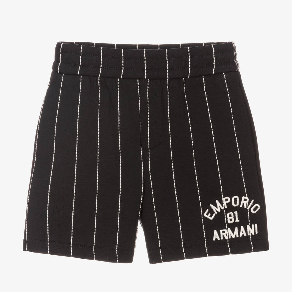 Dag Kust demonstratie Emporio Armani Baby Boys Blue Pin Stripe Cotton Shorts | ModeSens