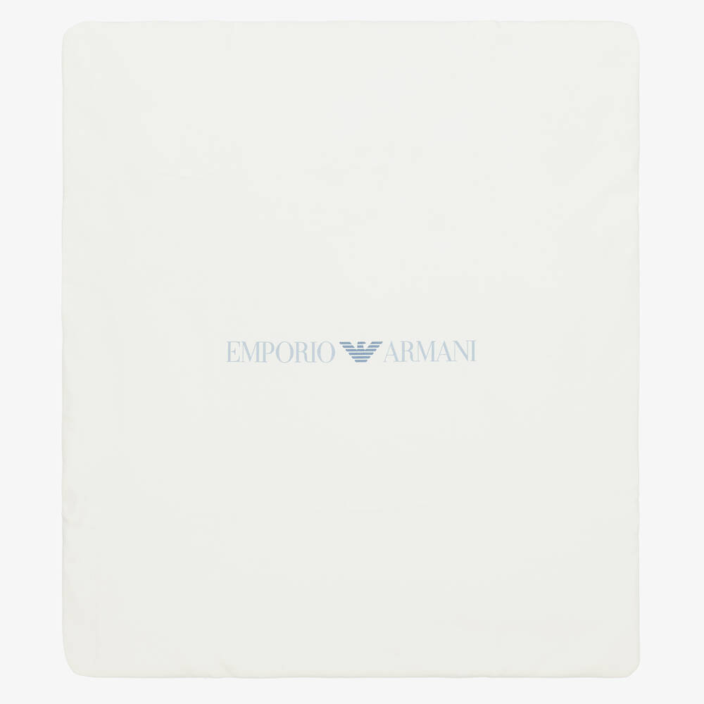 Emporio Armani - Кремовое утепленное одеяло (74см) | Childrensalon