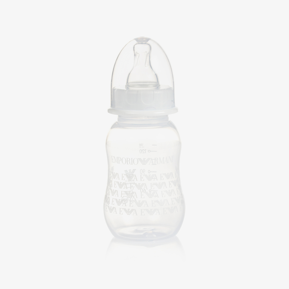 Emporio Armani - زجاجة رضاعة لون أبيض للأطفال (130 مل) | Childrensalon
