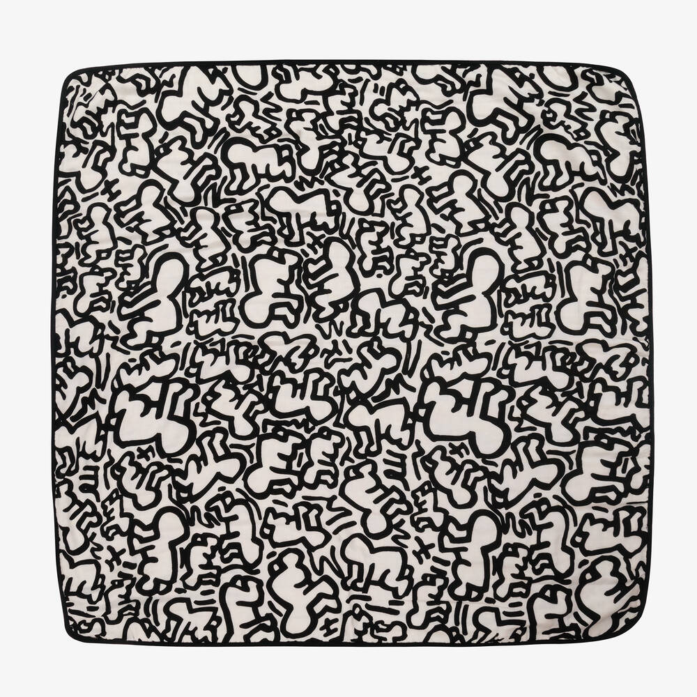 Etta Loves - Sensorische Keith Haring Decke 120cm | Childrensalon