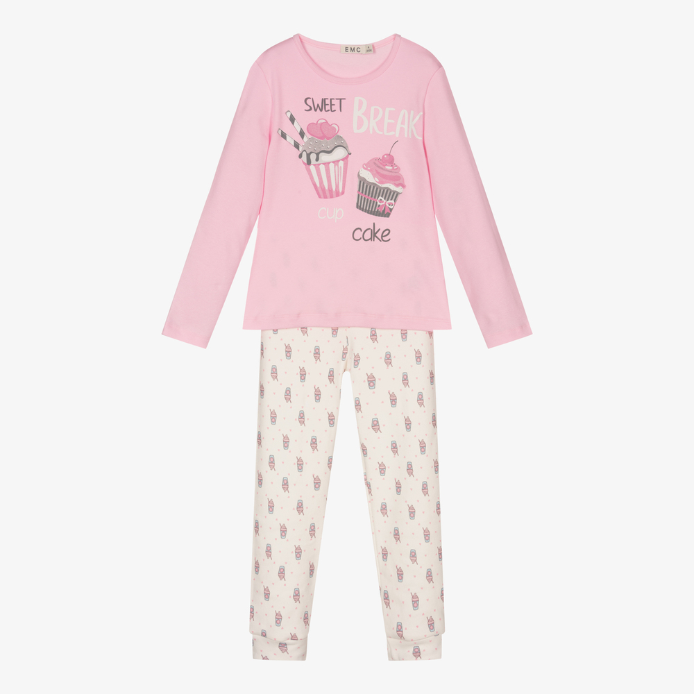 Everything Must Change Babies' Girls Pink Cotton Pyjamas