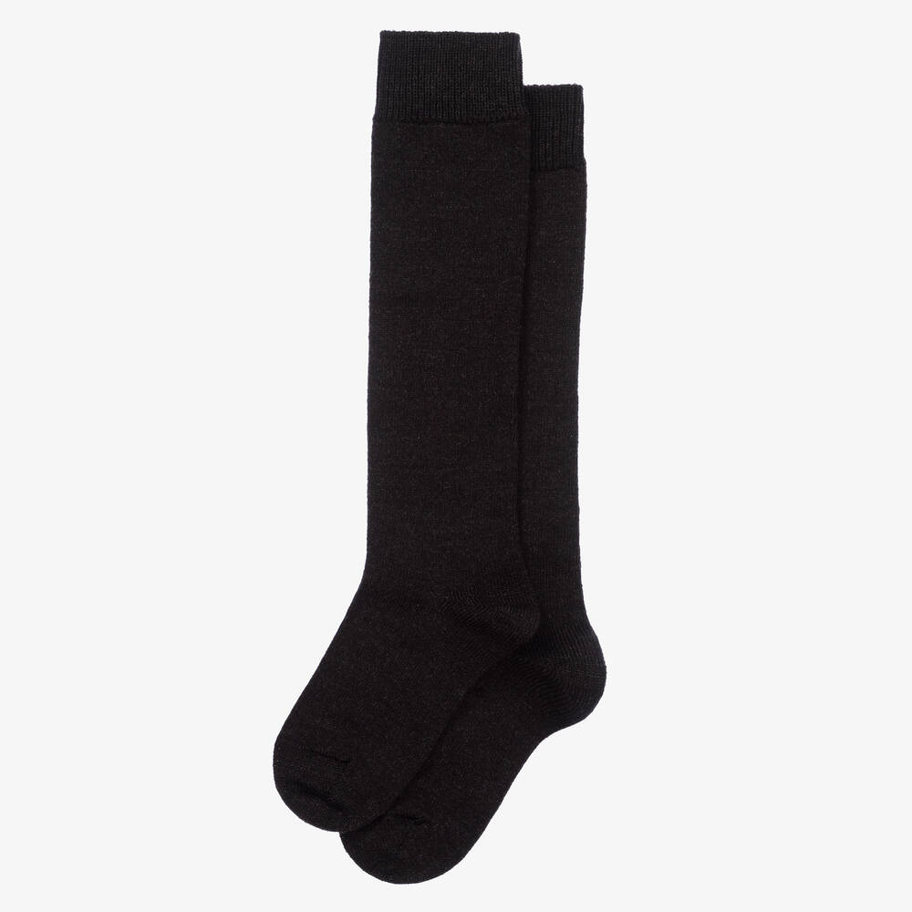 Falke - Dark Grey Knee High Wool Socks | Childrensalon