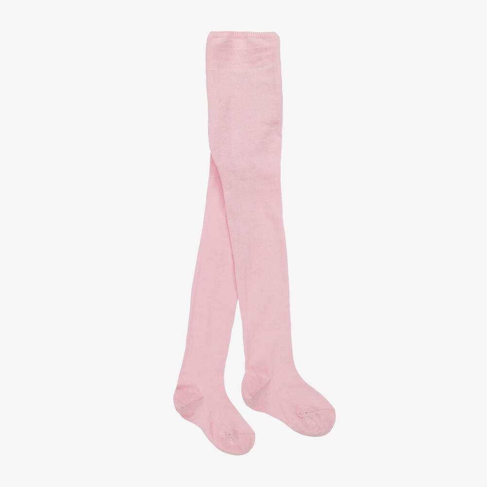 Falke - Light Pink Cotton Tights | Childrensalon