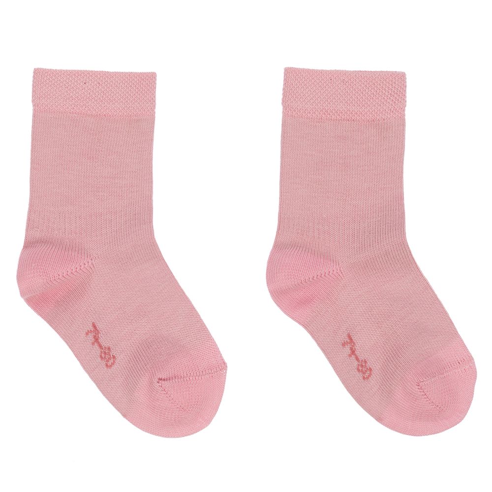 Falke Girls Pink Cotton Baby Socks