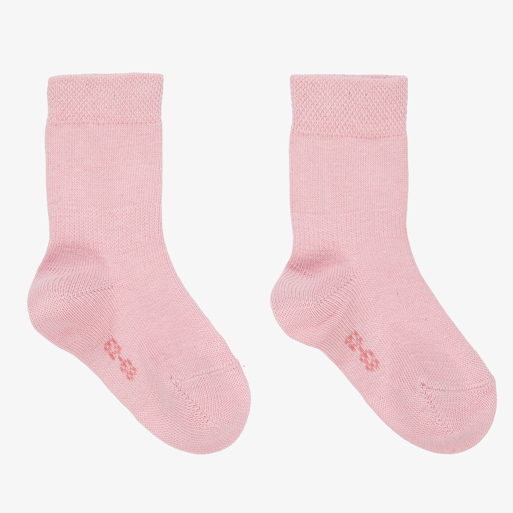 Falke - Pink Cotton Baby Socks | Childrensalon