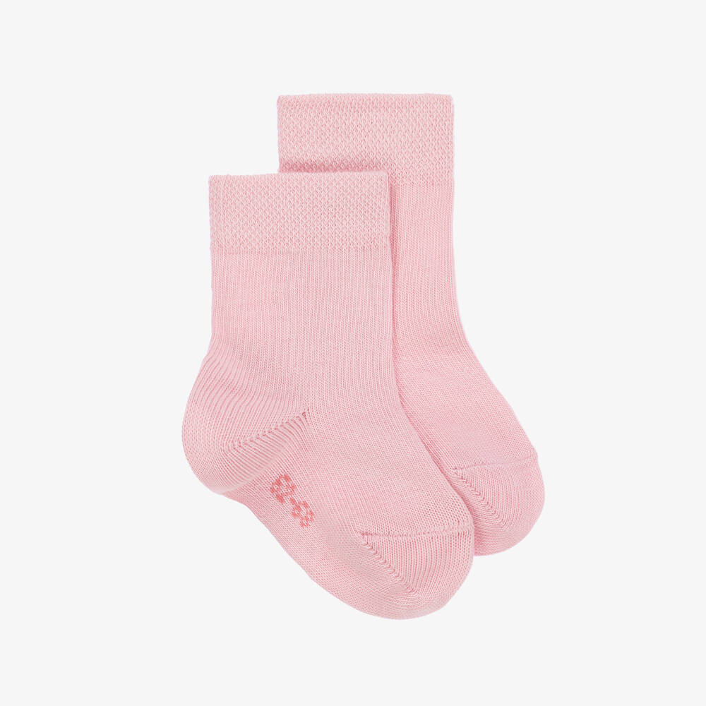 Falke - Розовые хлопковые носки для малышей | Childrensalon
