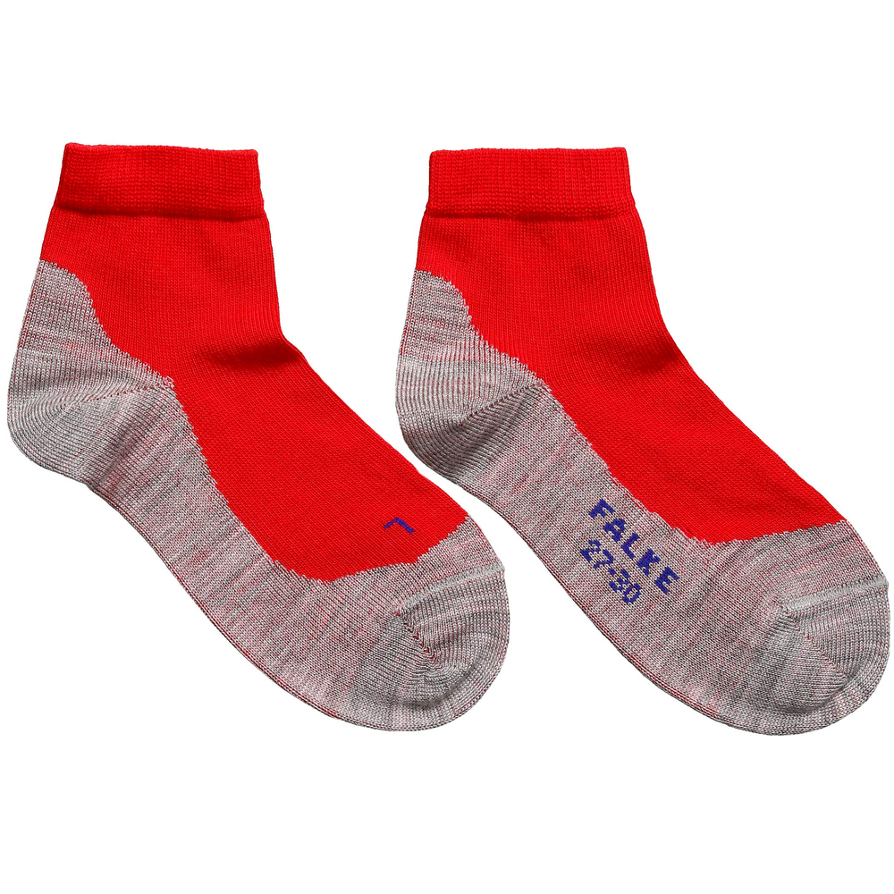 Falke - Chaussettes de sport rouges en coton | Childrensalon