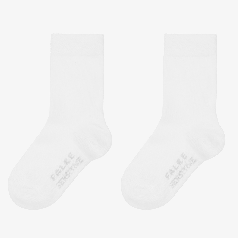 Falke - Белые хлопковые носки для малышей | Childrensalon