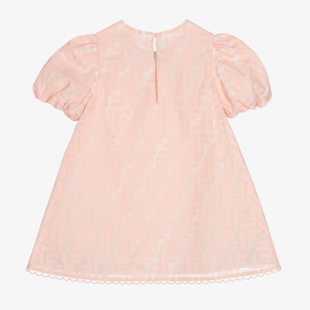 Fendi - Baby Girls Pink FF Dress Set | Childrensalon