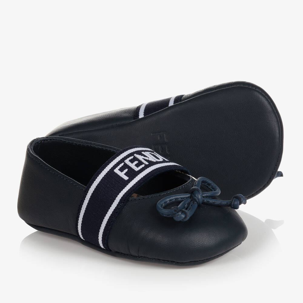 Fendi - Chaussures bleu marine Bébé | Childrensalon