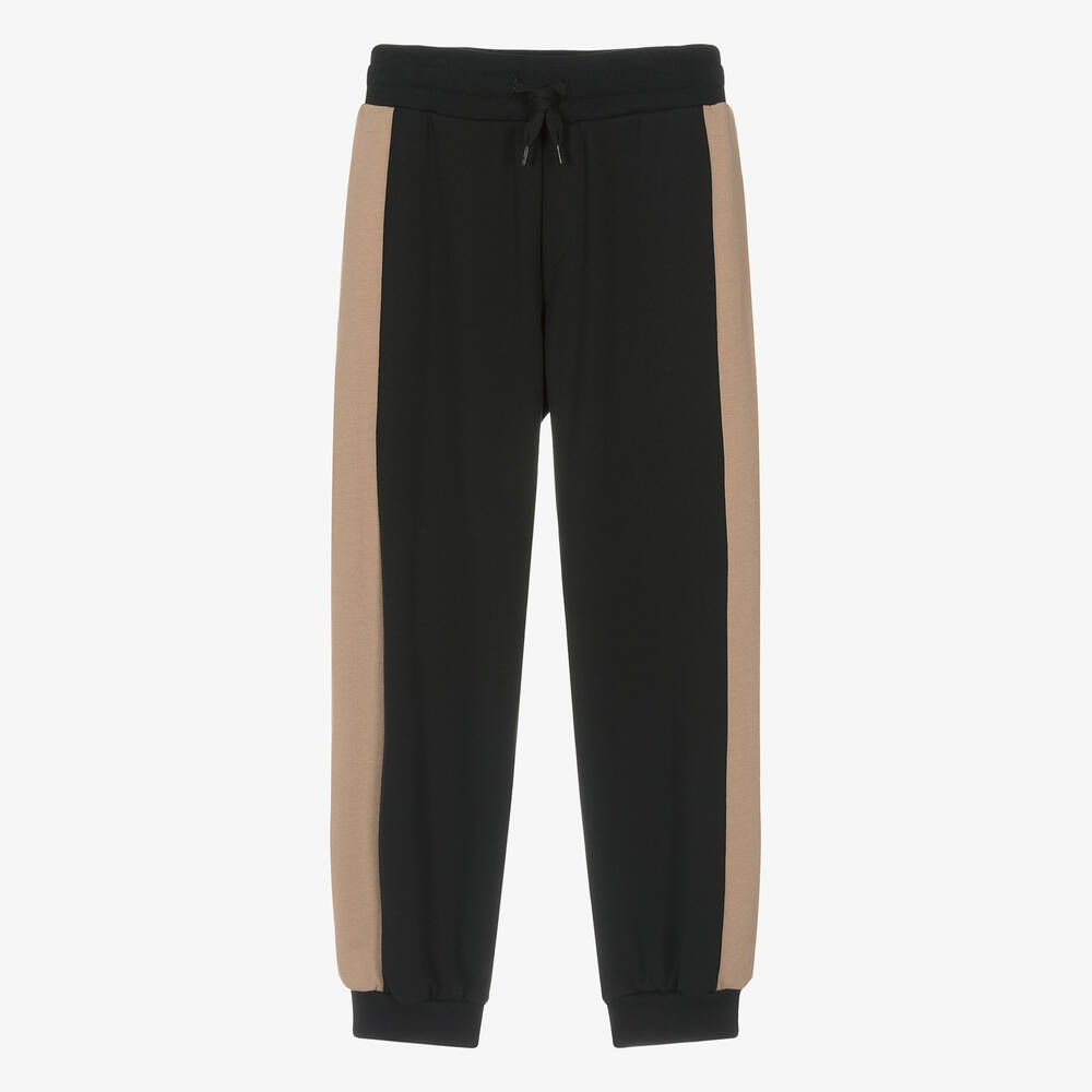 Fendi - Pantalon de jogging noir en coton | Childrensalon