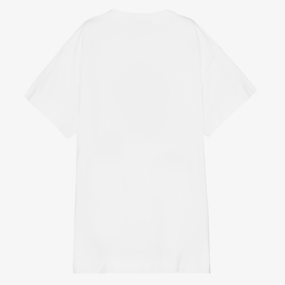 Fendi - Weißes Teen T-Shirt-Kleid (M ...