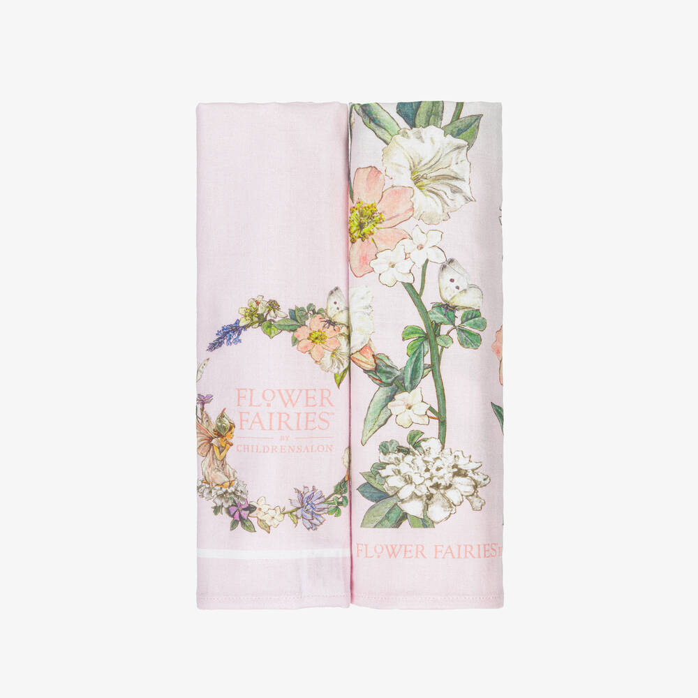 Flower Fairies™ by Childrensalon - Baby Girls Pink Cotton Muslins (2 Pack)   | Childrensalon