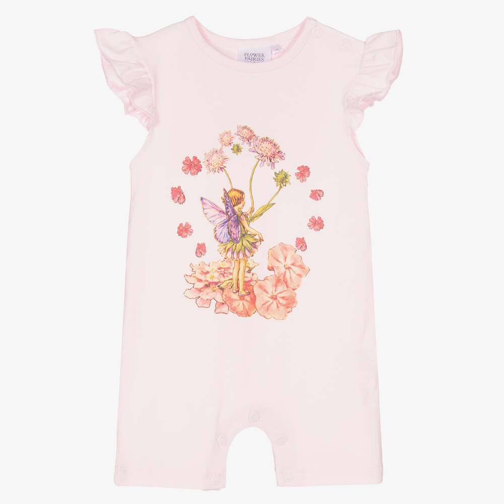Flower Fairies™ by Childrensalon - Barboteuse rose en coton bébé fille | Childrensalon