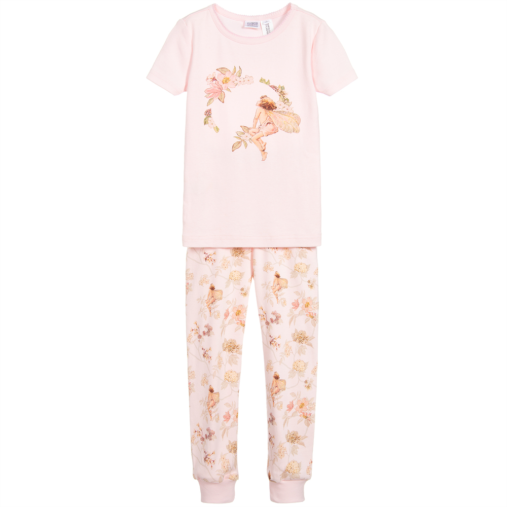 Flower Fairies By Childrensalon Kids'  Girls Pink Cotton Pyjamas