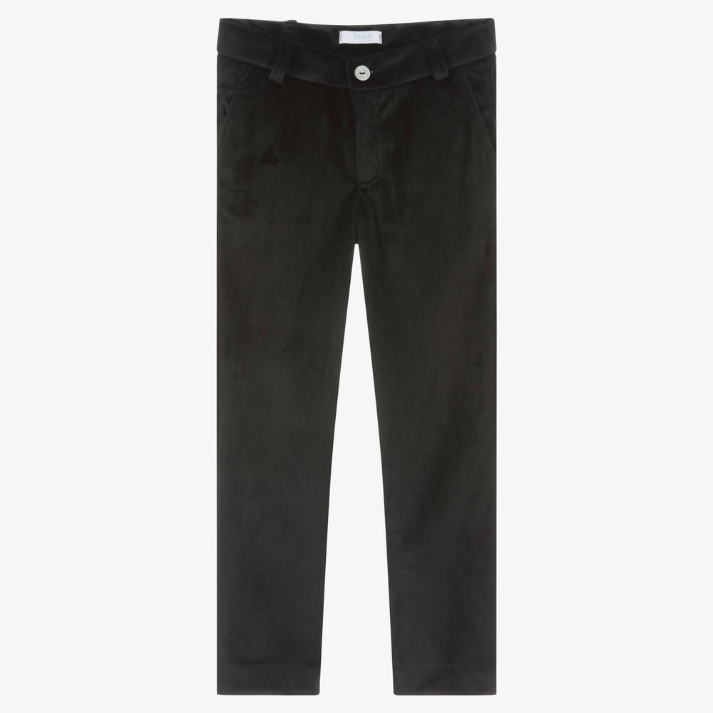 Foque - Черные бархатные брюки | Childrensalon