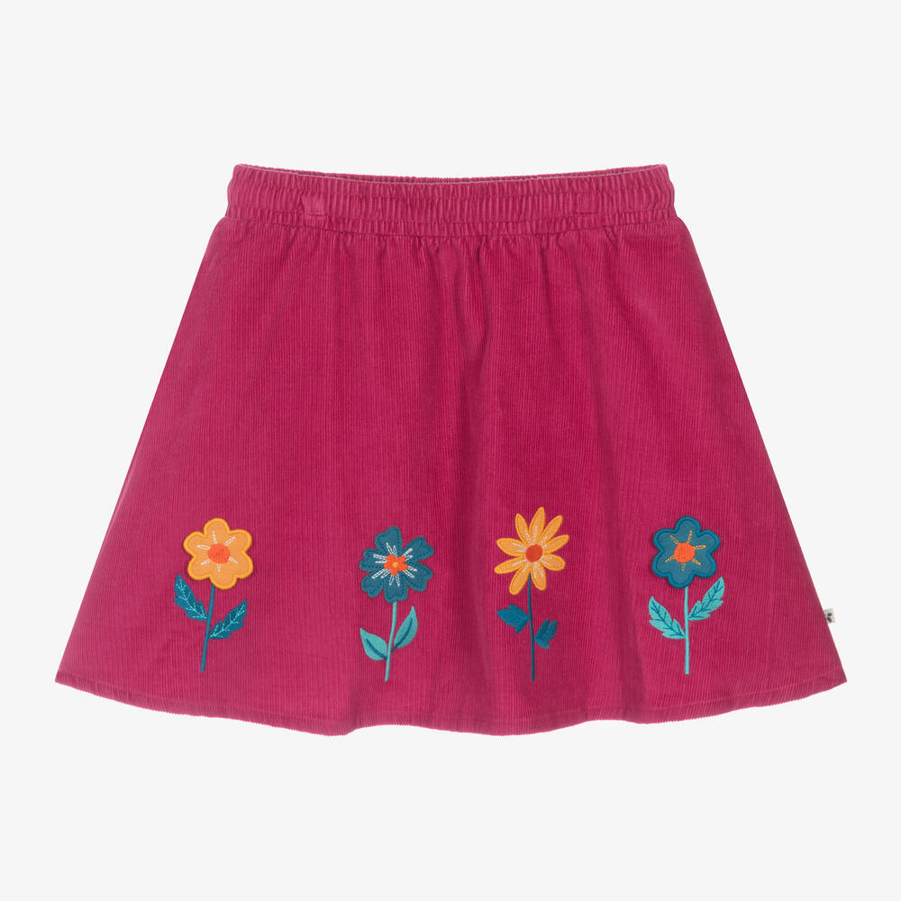 Frugi - Girls Pink Corduroy Skirt | Childrensalon