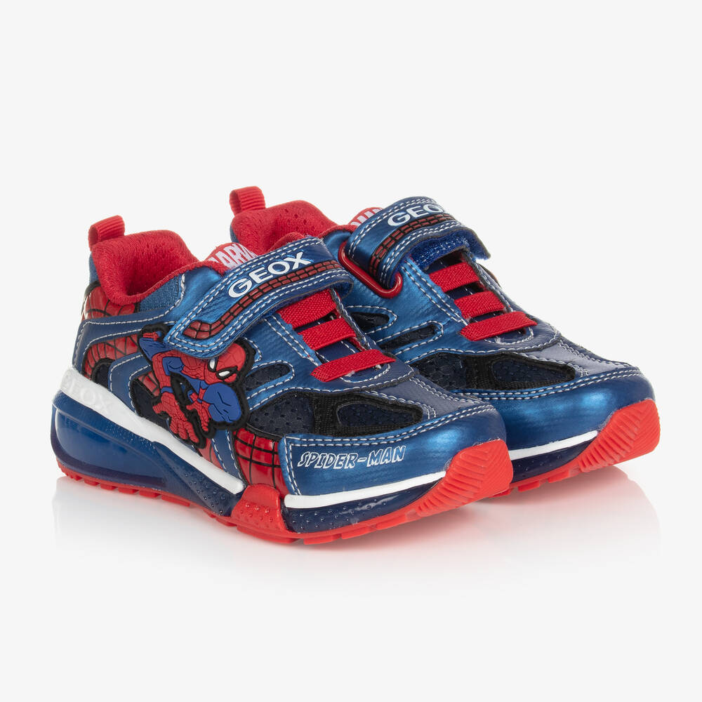 Geox Babies' Boys Red & Marvel Light-up Trainers | ModeSens