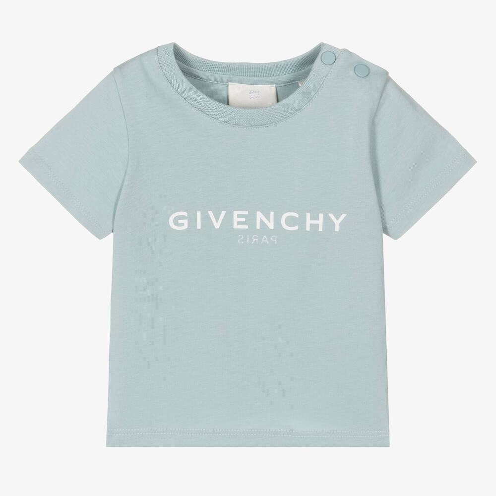 Givenchy Baby Boys Sage Green Cotton T-shirt