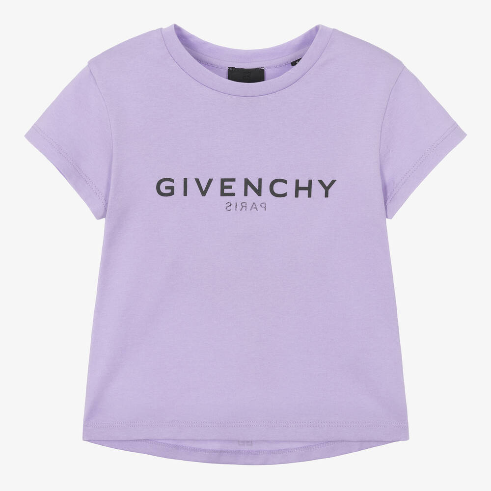 Givenchy - T-shirt violet Fille | Childrensalon
