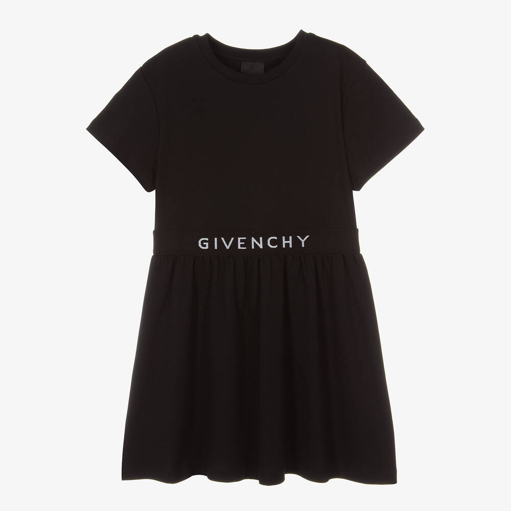 Givenchy Teen Girls Black Cotton T-shirt Dress