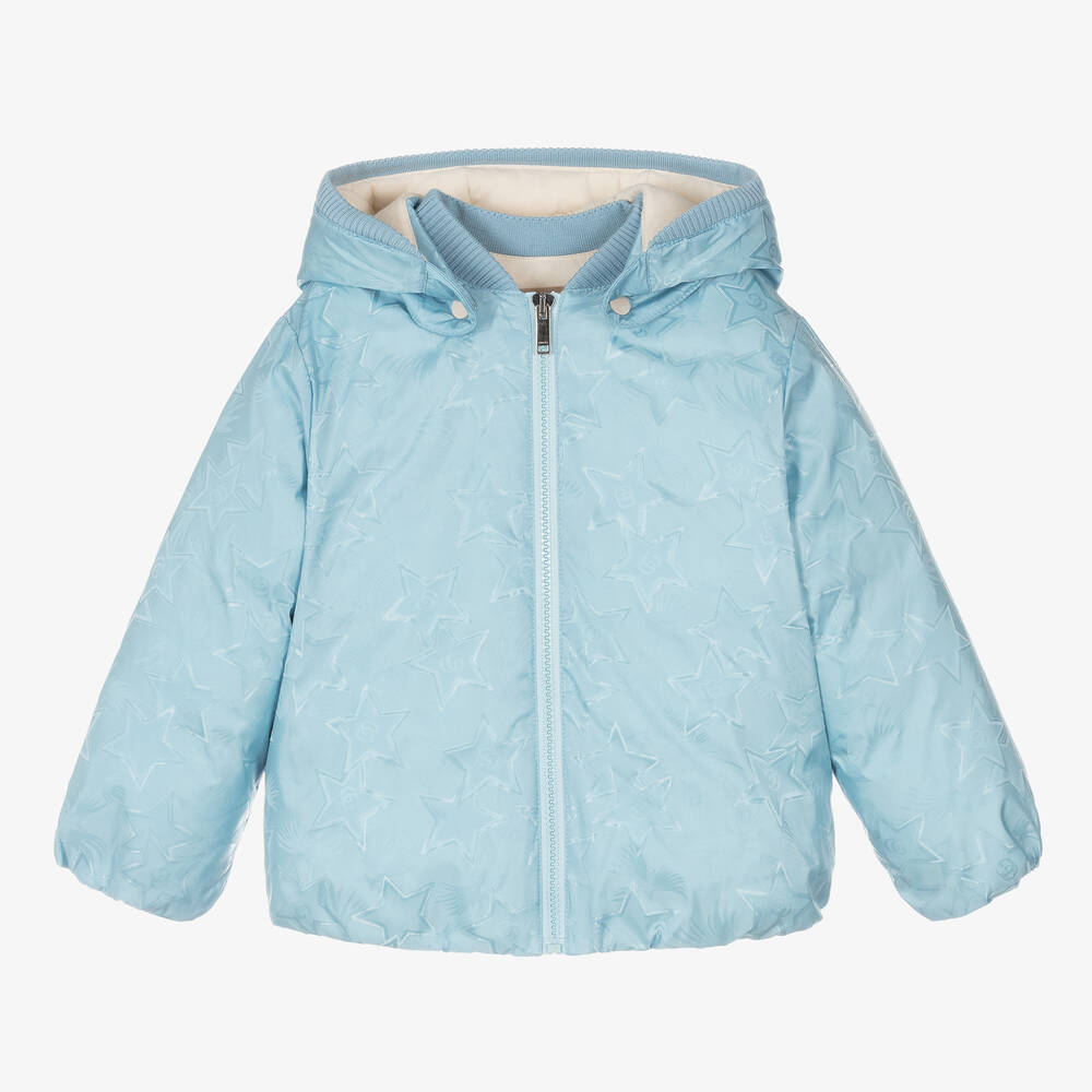 Gucci - Blue Double G Down Puffer Jacket | Childrensalon