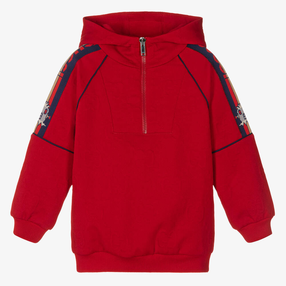 Gucci - Boys Red The Jetsons GG Hoodie | Childrensalon