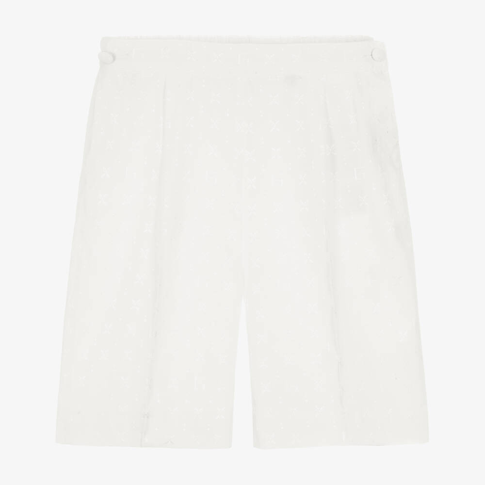 Gucci - Weiße G Shorts für Jungen | Childrensalon