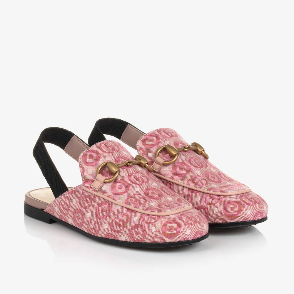Gucci - Розовые лоферы для девочек | Childrensalon