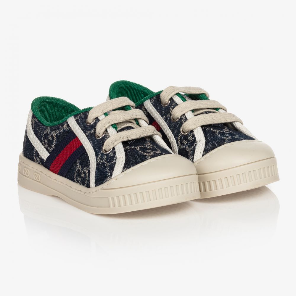 Gucci - Navyblaue Tennis 1977 Sneakers | Childrensalon