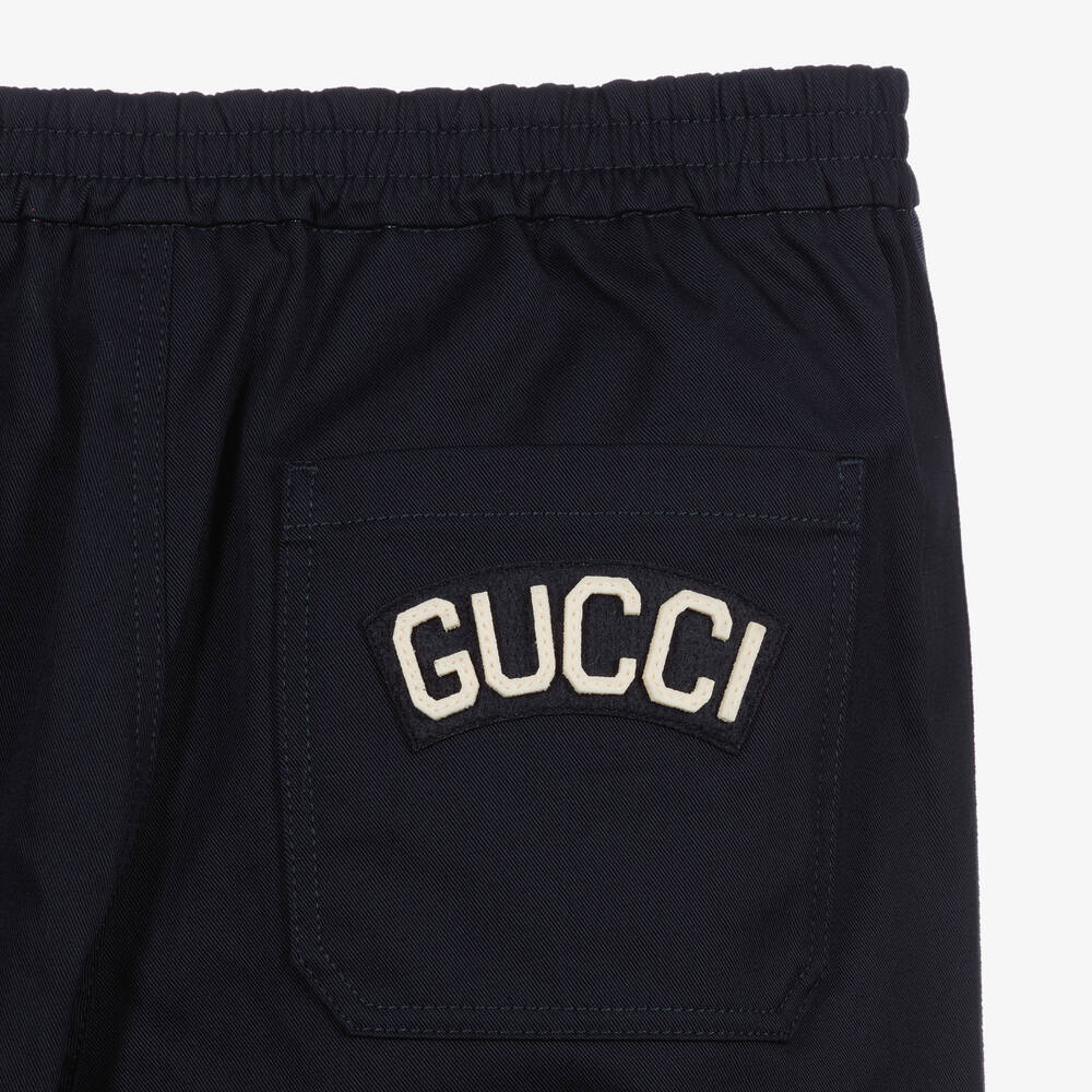 Gucci - Teen Blue Logo Trousers | Childrensalon