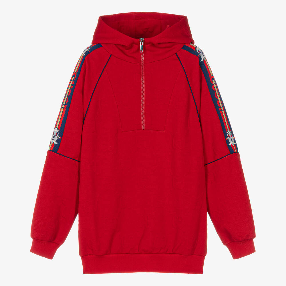 Gucci - Teen Boys Red The Jetsons GG Zip-Up Top | Childrensalon