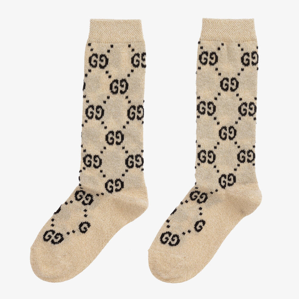 Gucci Kids GG Monogram Cotton Socks
