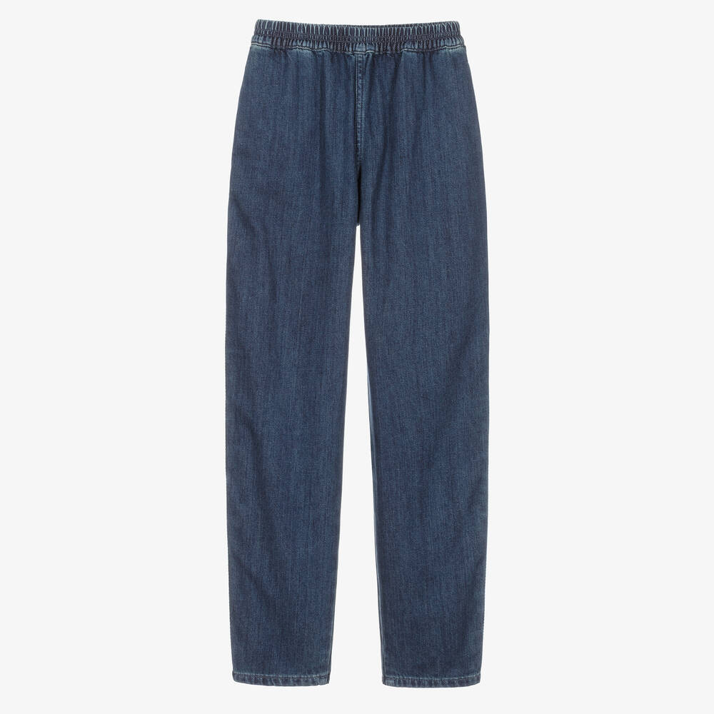 Gucci - Teen Organic Blue Denim Trousers | Childrensalon