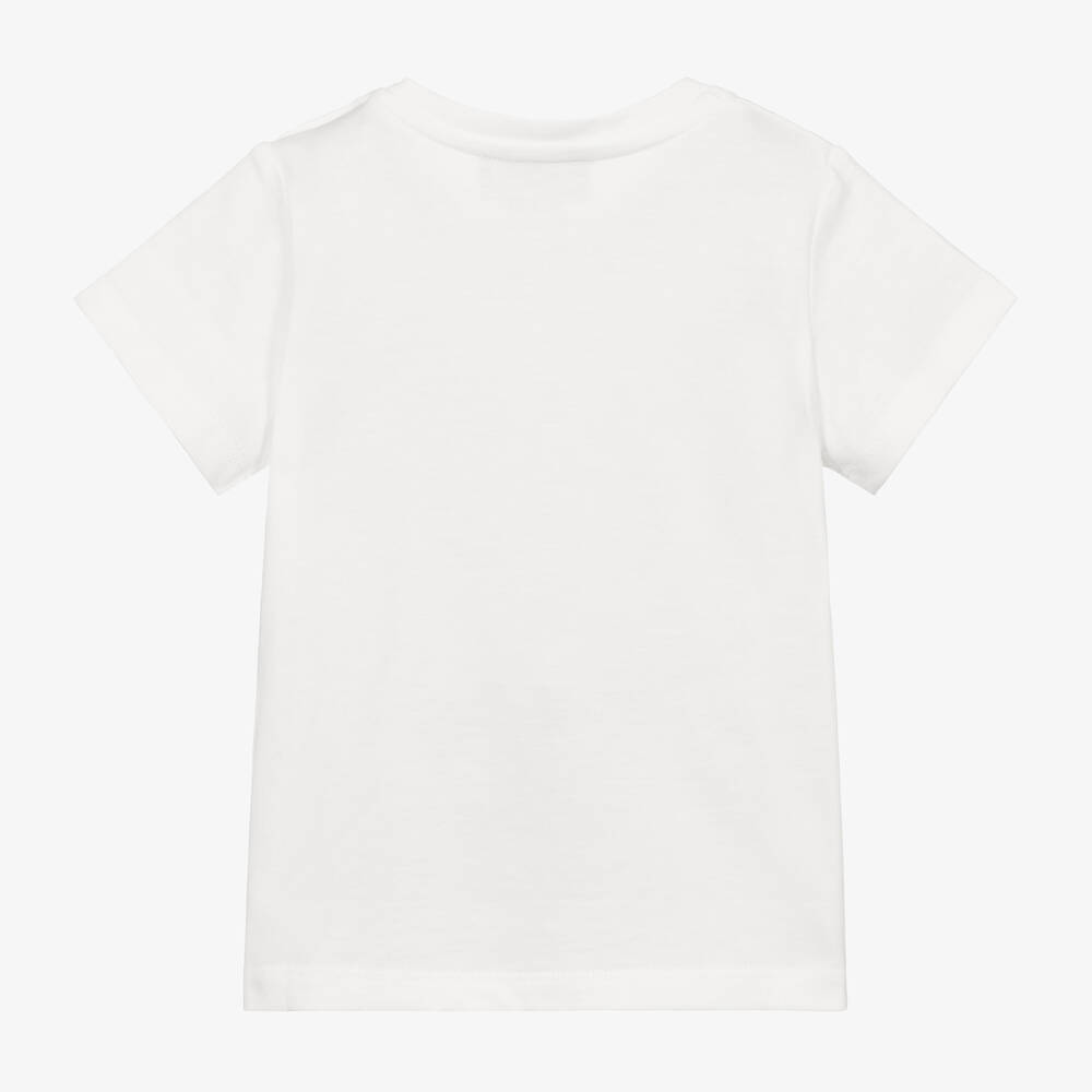 Gucci - White Cotton T-Shirt | Childrensalon
