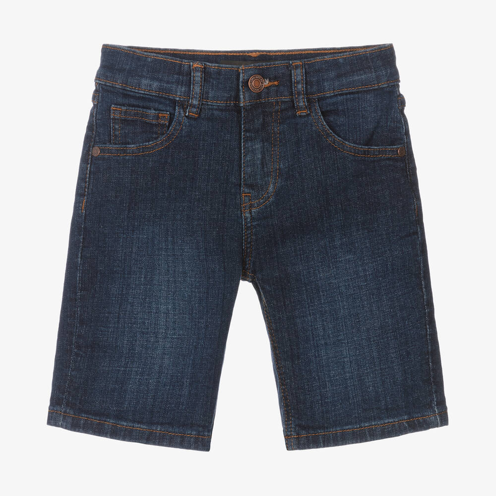 Guess - Boys Blue Denim Shorts | Childrensalon
