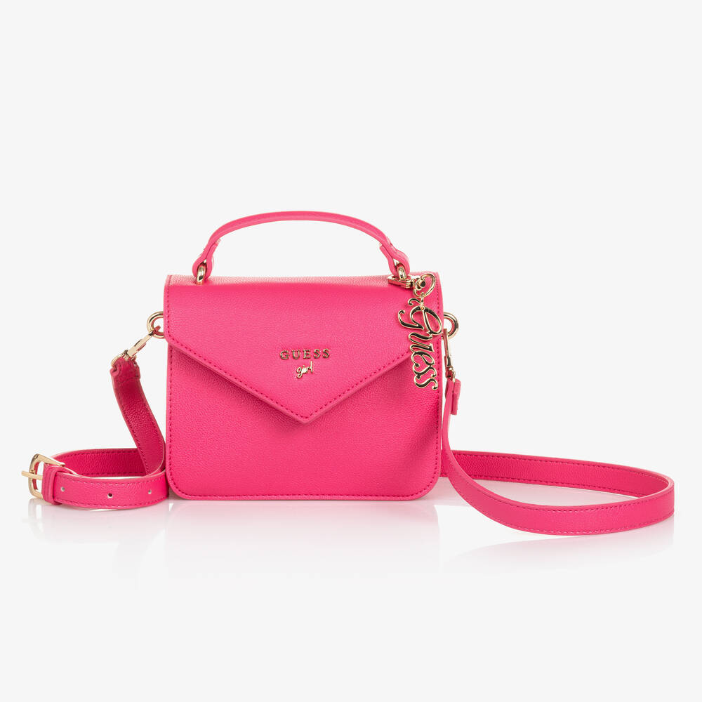 Guess Kids' Girls Bright Pink Handbag (18cm)