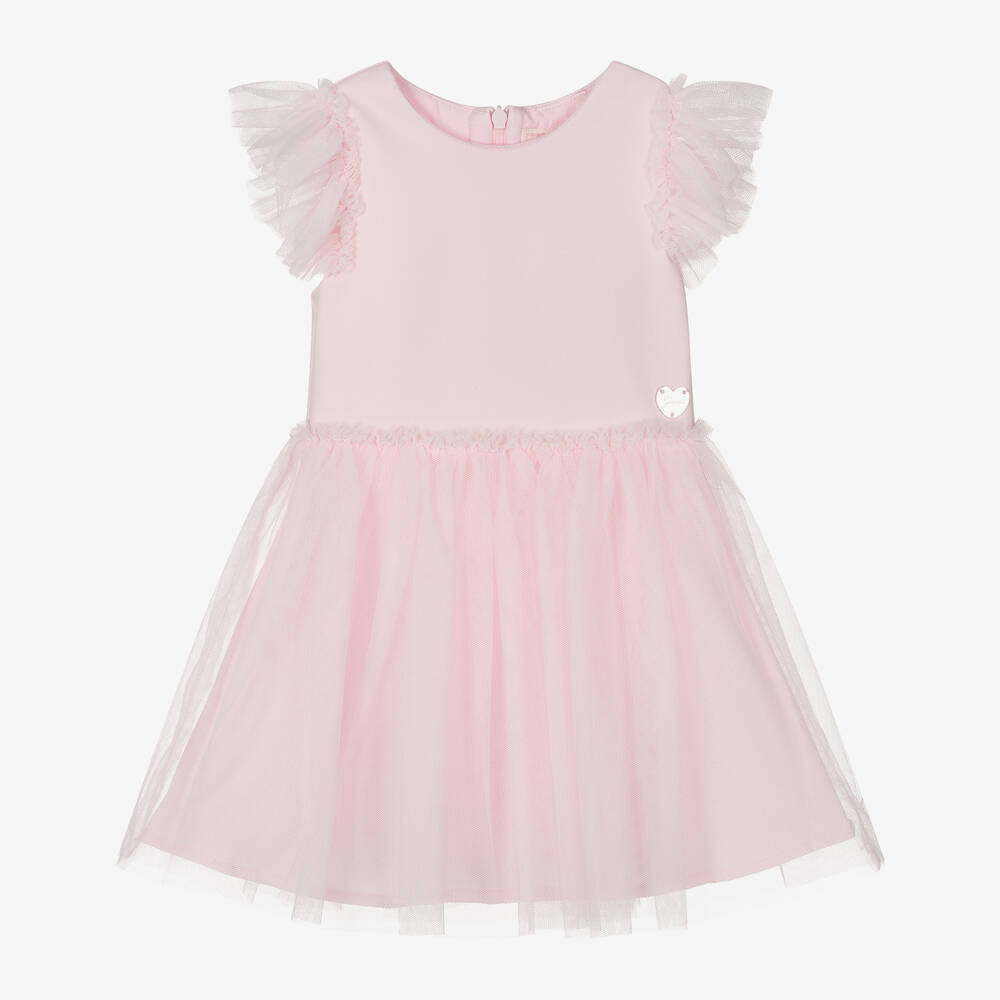 Guess - Розовое платье из тюля для девочек | Childrensalon