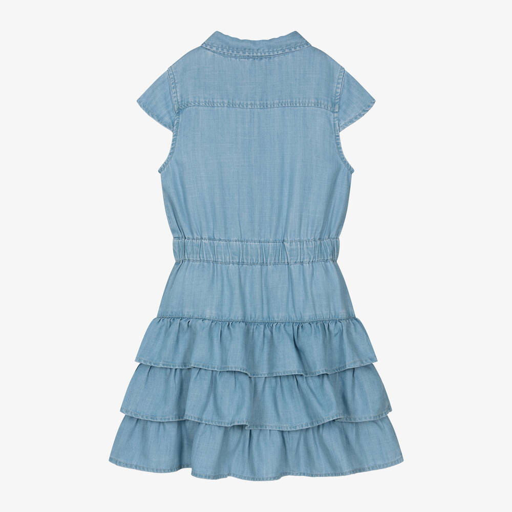 Guess - Junior Girls Blue Chambray Dress | Childrensalon