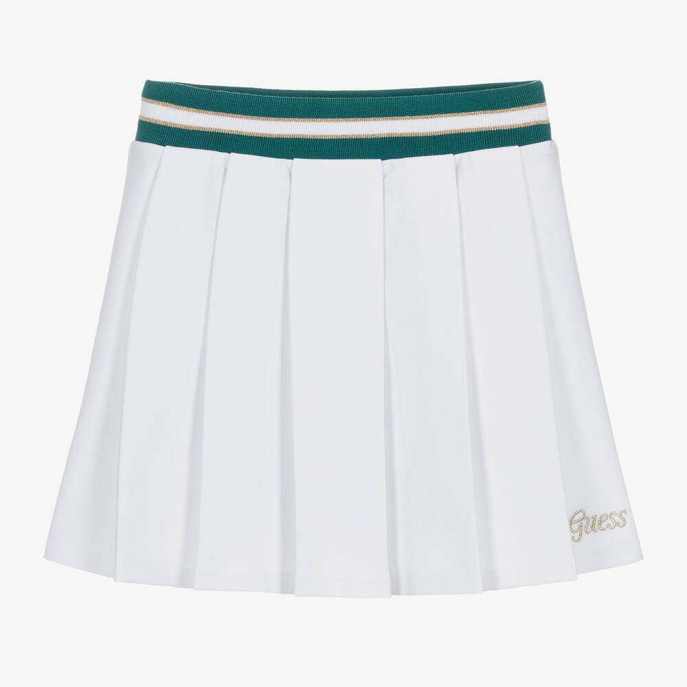 Guess - Junior Girls White Milano Jersey Skirt | Childrensalon