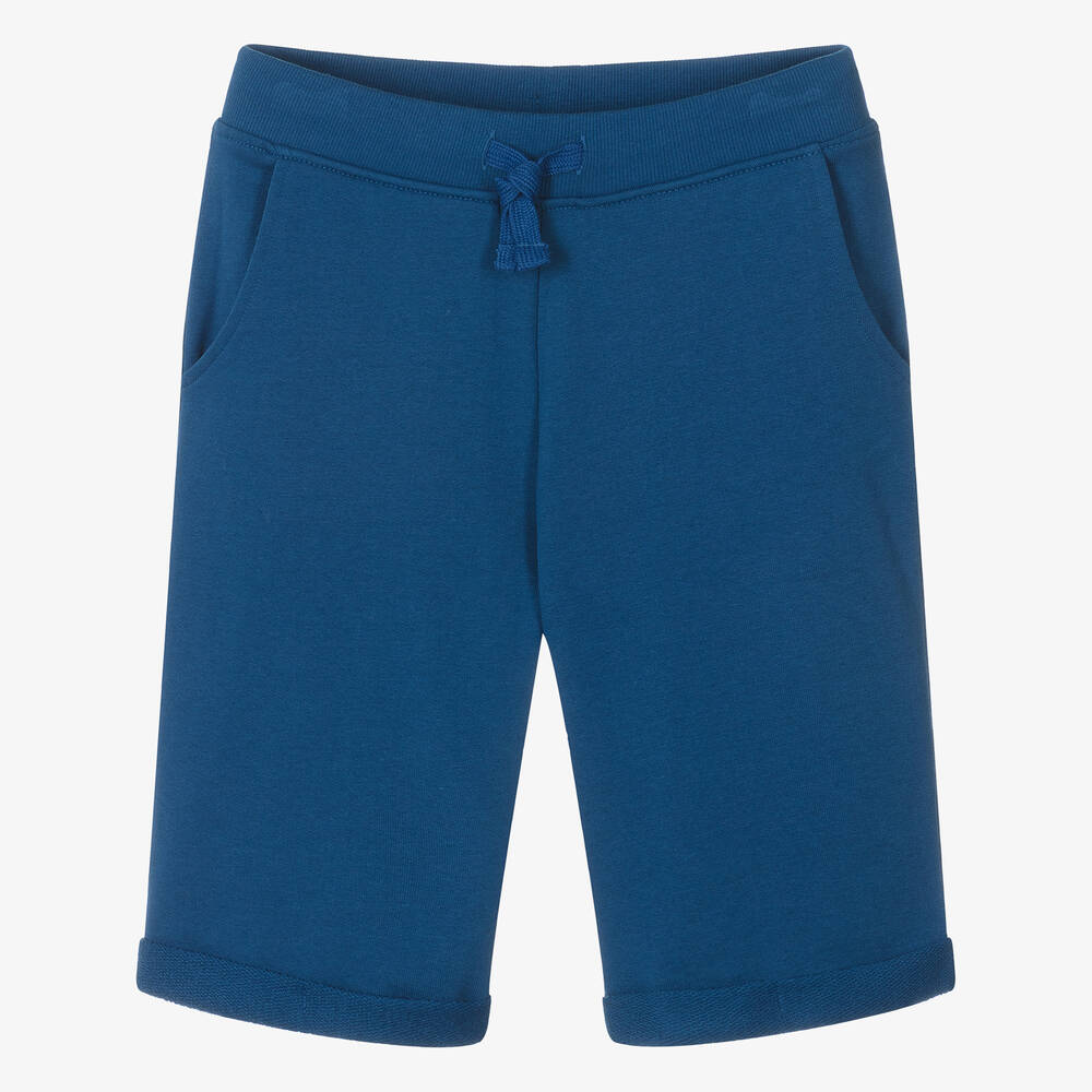 Guess - Teen Boys Blue Cotton Shorts | Childrensalon