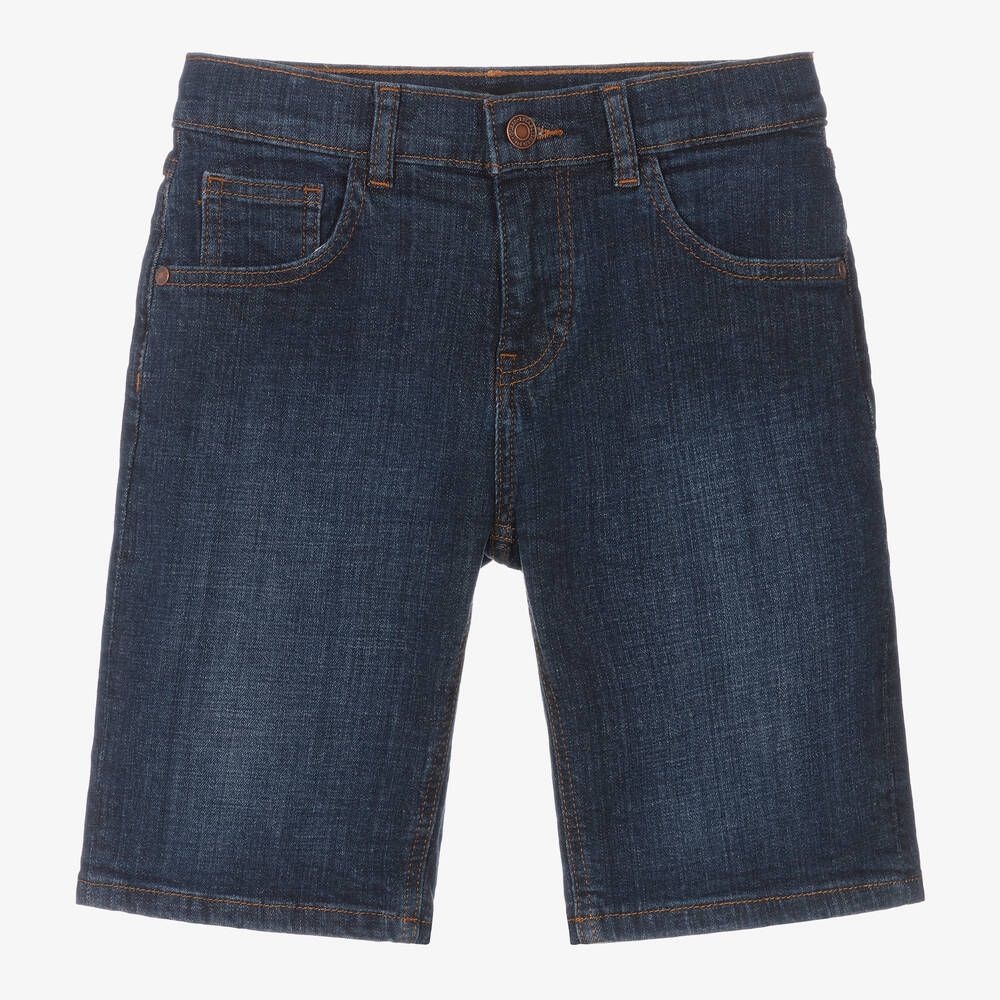 Guess - Short bleu en jean ado garçon | Childrensalon
