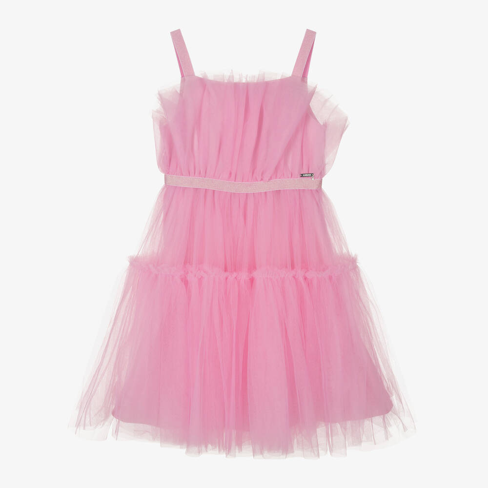 Guess - Розовое платье из тюля для подростков | Childrensalon