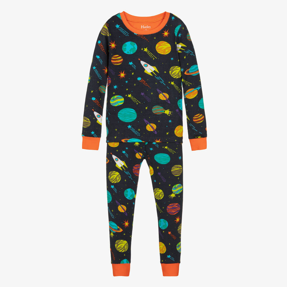 Hatley - Pyjama bleu Space Explorer Garçon | Childrensalon